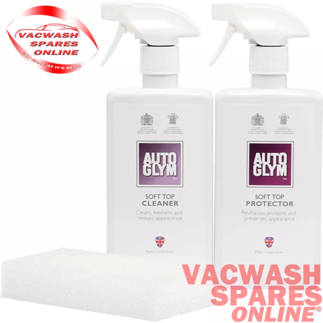 Autoglym Convertible Soft Top Cleaner And Protector Kit Fabric - Mohair - Canvas