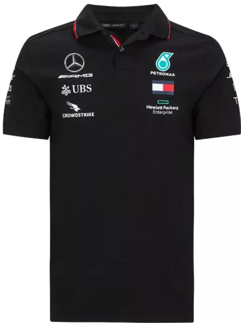 Mercedes-AMG F1 Polo T-Shirts  Formula 1 Mercedes-Benz official Tommy 2020 NEW*