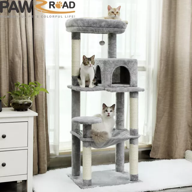 PAWZ Road Cat Tree Tower Scratching Post Scratcher Cat Bed Condo House Cat Toys