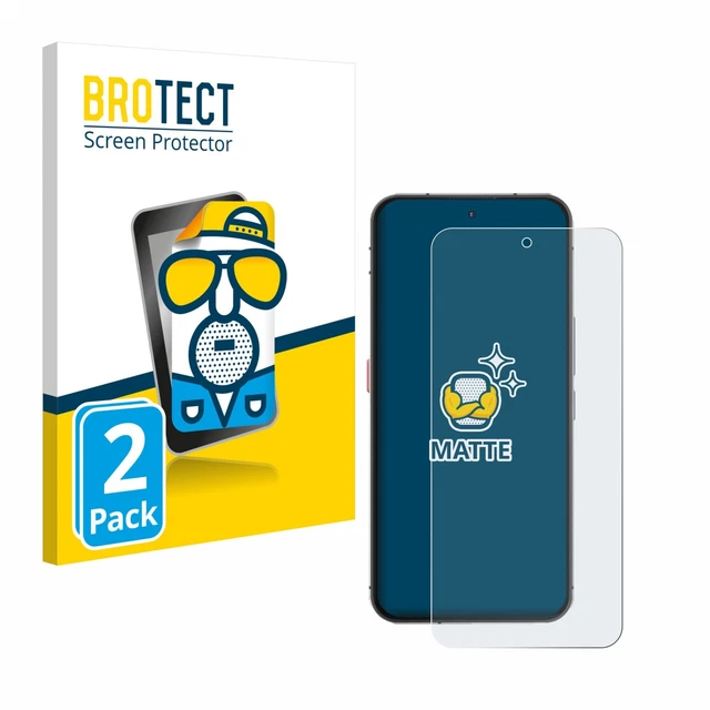 Protector De Pantalla De Cristal BROTECT Para Oukitel BT101 2.02 - Pack De 6 Unidades - Dureza 9H, Antiarañazos