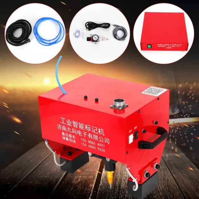 Pneumatic Dot Peen Marking Machine For Vin Code Chassis Number Printer Device