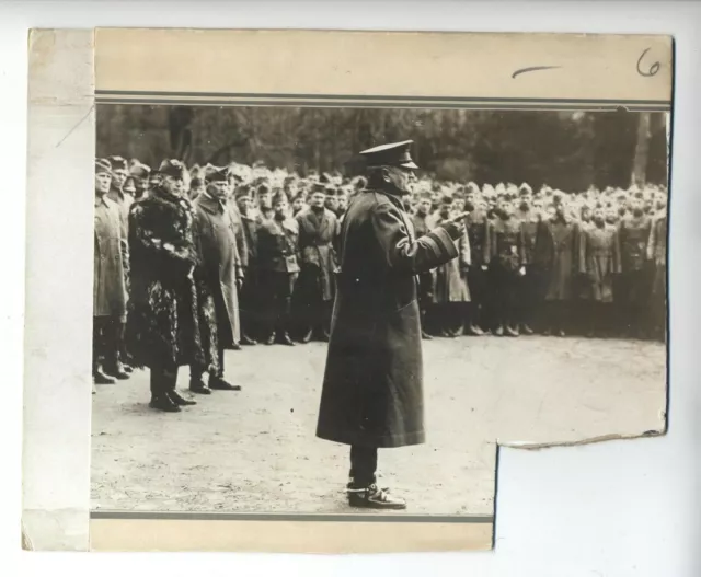 General Pershing  1918 Original Photo Wwi Vintage