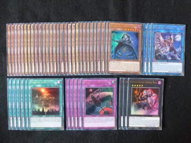 Yu-Gi-Oh 46 Card Vampire / Zombie Deck  *Ready To Play*