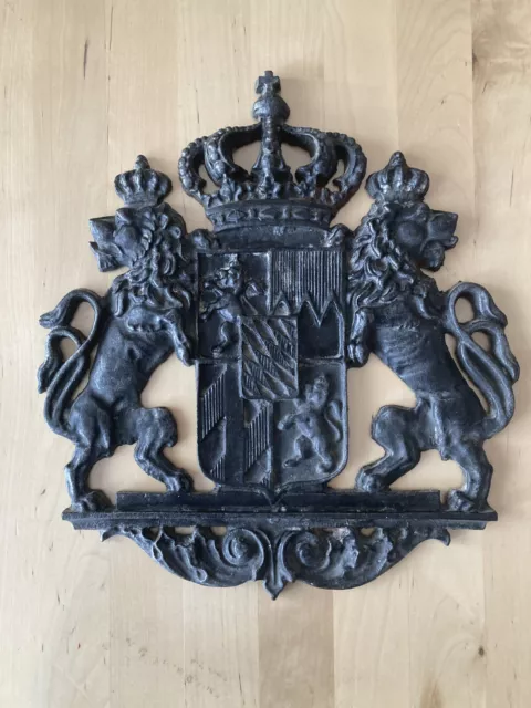 Wappen Königreich Bayern - Metallguss