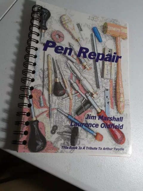 Original Jim Marshall and Laurence Oldfiel Pen Repair Guide, Signed by Oldfield.