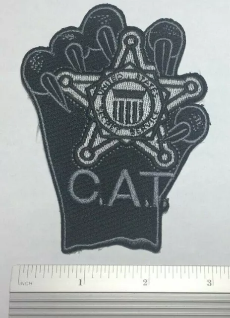 Vintage Secret Service Counter Assault Team CAT Embroidered Patch, Tactical Unit