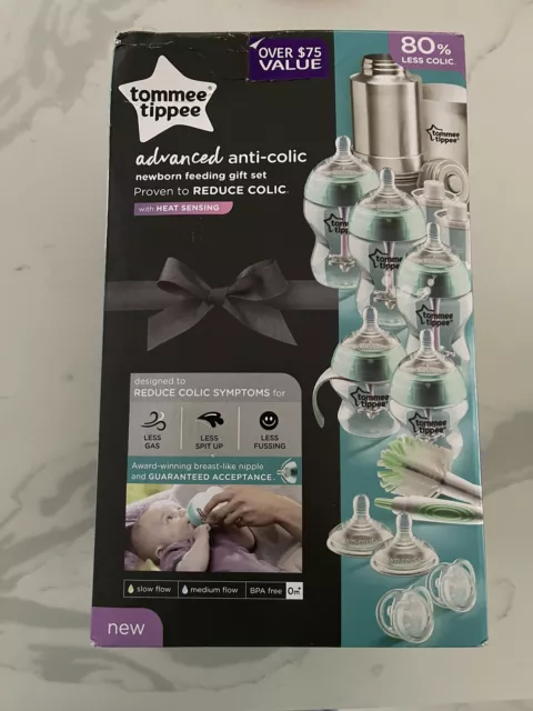 Tommee Tippee Advanced Anti Colic Newborn Baby Bottle Feeding Gift Set