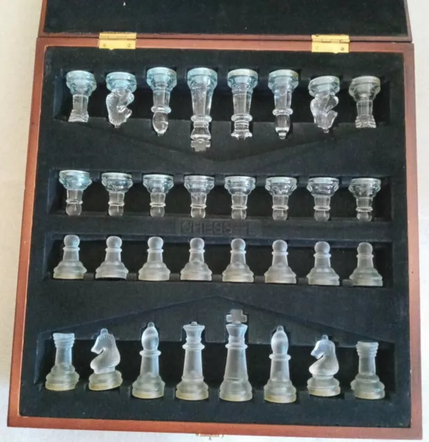  Upgraded Acrylic Chess Board Anti-Broken Elegant Glass