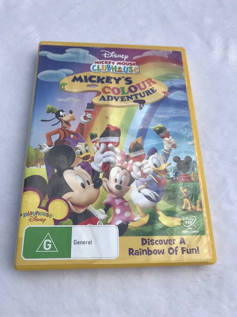 MICKEY MOUSE CLUBHOUSE - Mickey's Colour Adventure (DVD, 2007) Reg 4 ...