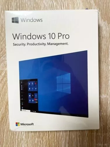 Microsoft Windows 10 Professional 32/64-Bit Retail Box USB Drive Sealed