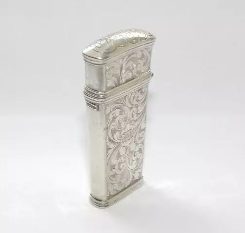 Rare Victorian Sterling Silver Etui Lancet Case, Taylor & Perry Birmingham 1847