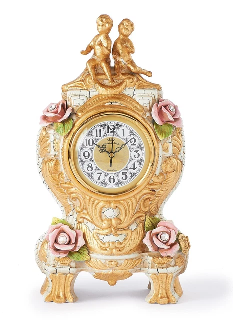 Piccolo Orologio in Porcellana Policroma OROLOGI E PENDOLE