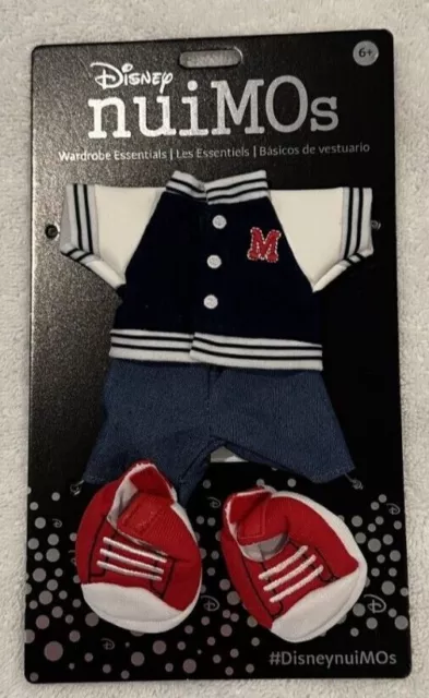 nuiMOs collectible Wardrobe Ess Disney Parks Exclusve Letter Jacket Jeans Shoes 