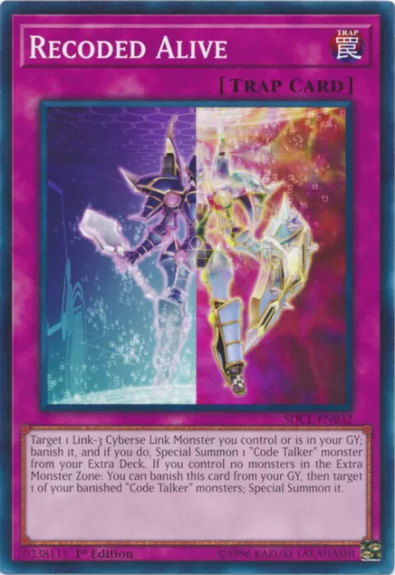Yugioh! Recoded Alive - SDCL-EN032 - Common - 1st Edition Near Mint, English
