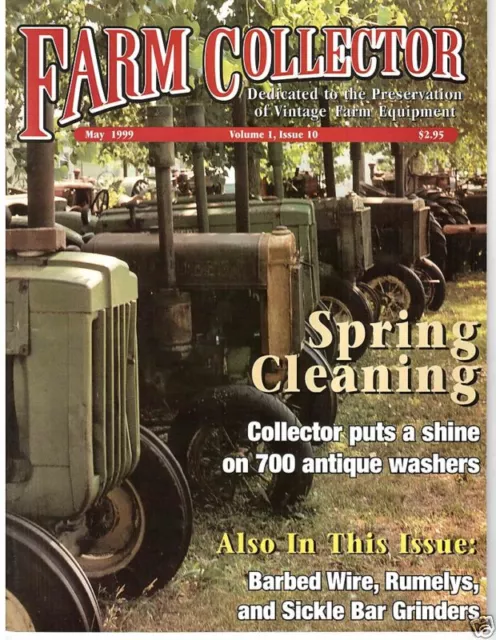 Samson Iron Horse Tractor - Antique Washers -Barbed Wire