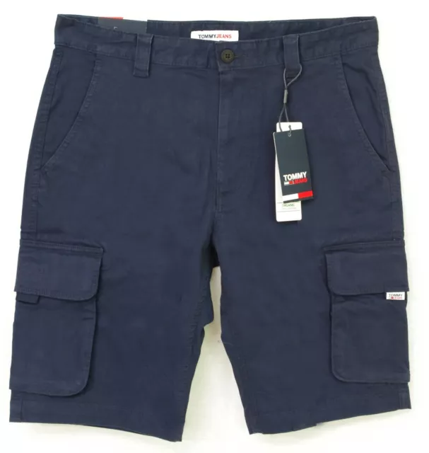 TOMMY JEANS bermuda poches washed cargo short bleu marine homme DM11078 navy