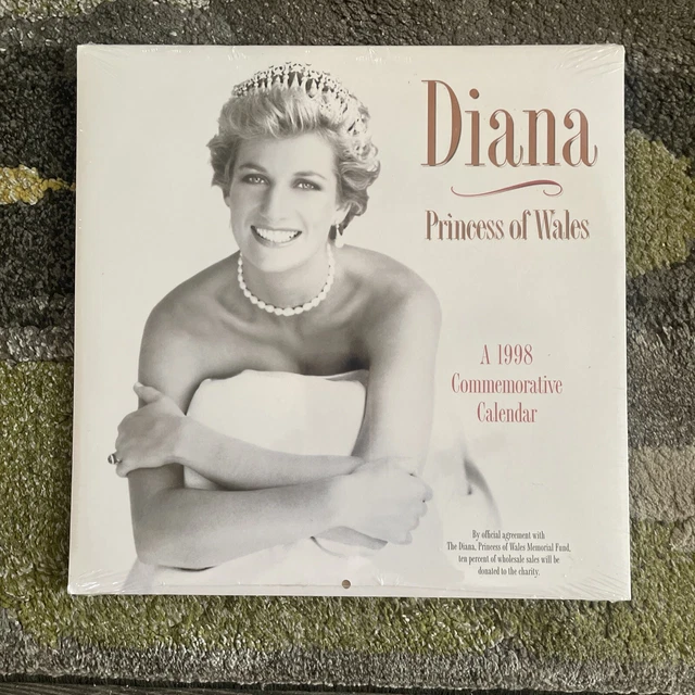 1998 DIANA PRINCESS of Wales Commemorative Calendar New and Sealed 5.