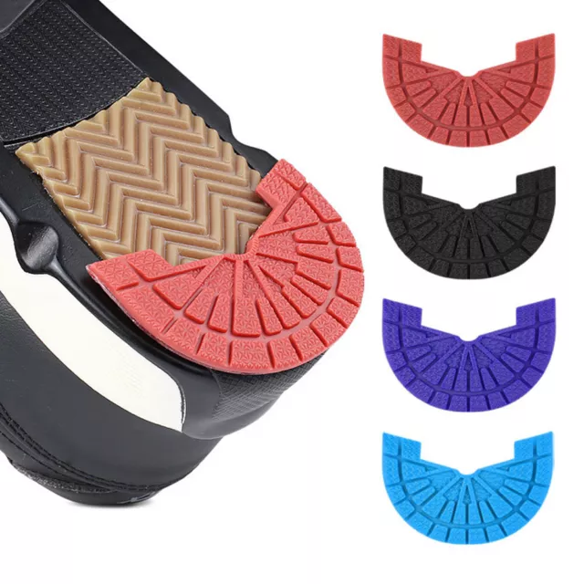 1 Pair Rubber Shoes Sole Heel Grip Protector Pads Non-Slip Shoes Care DIY Repair