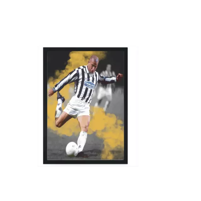 Gianluca Vialli Juventus Serie A stampa grafica Carta Fotografica pregiata