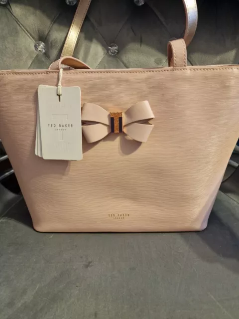 Ted Baker Handbag Pink And Rose Gold 100% Genuine