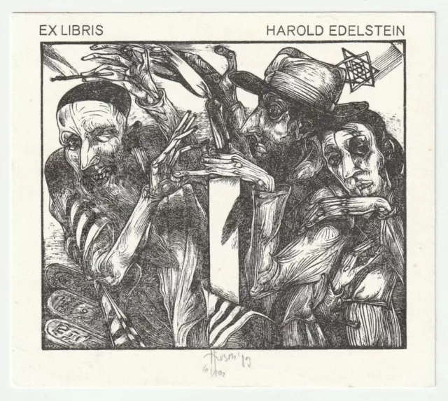 KARL-GEORG HIRSCH: Exlibris für Harold Edelstein