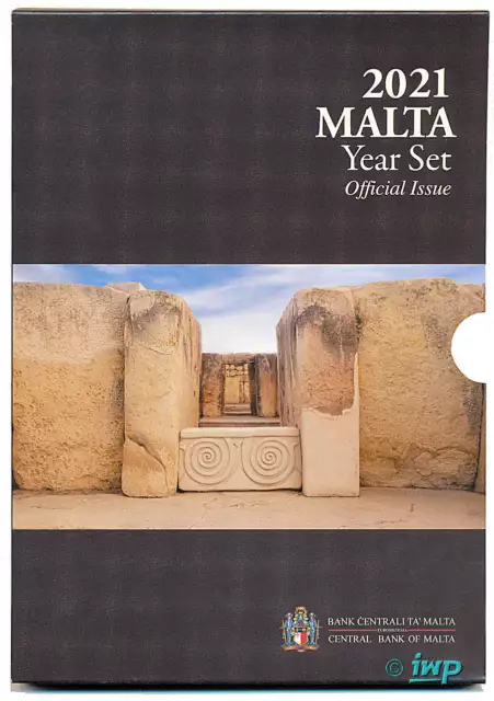 KMS MALTA 2021 5,88 € inkl. 2 Euro Gedenkmünze Tarxien - Münzzeichen F nur 10000