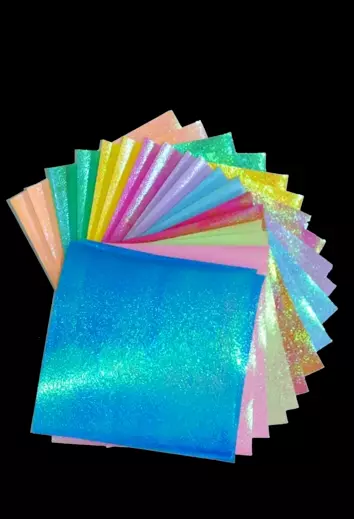 5 Pack = ORIGAMI Pearl Effect 15.2cm 10 Colors Craft Paper (total 50 Sheets) 2