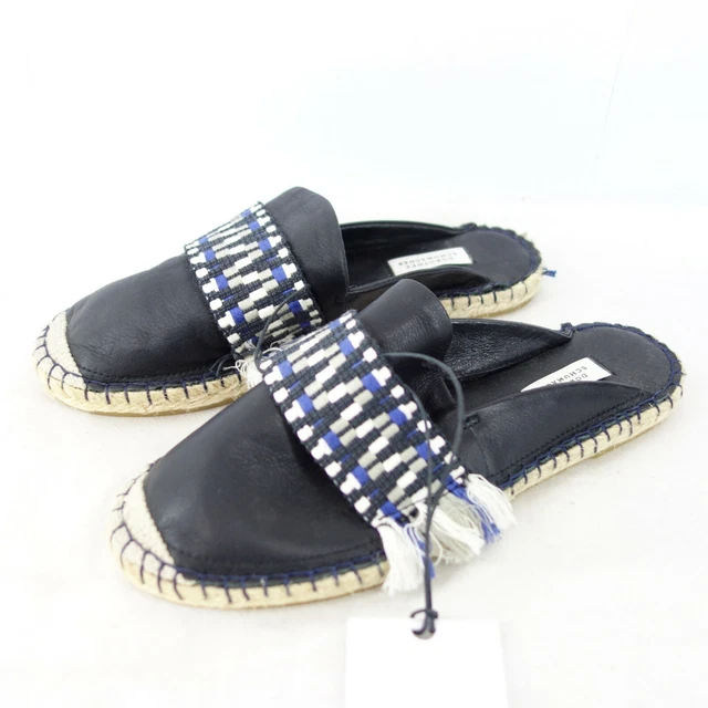 Dorothee Schumacher Chaussures Sandales pour Femmes Espadrilles en Cuir 36 Neuf 2