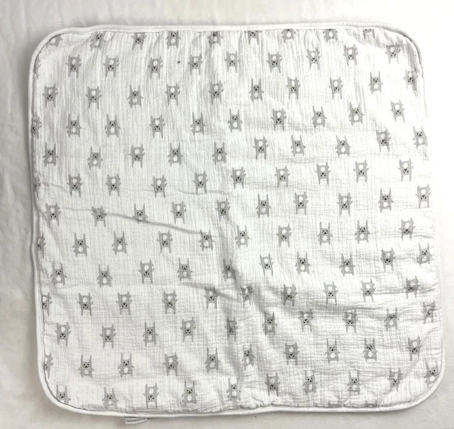 Aden + Anais Changing Pad White Gray Baby Infant Unisex 24" Diaper Change Padded