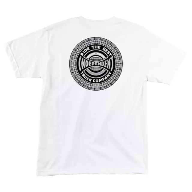 Independent Truck Co Tile Span Skateboard Tee T-shirt White S M L XL 2XL