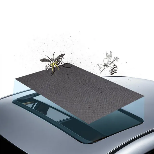 Foldable Car Sunroof Sunshade Magnetic Sun Protection Moonroof Cover Universal
