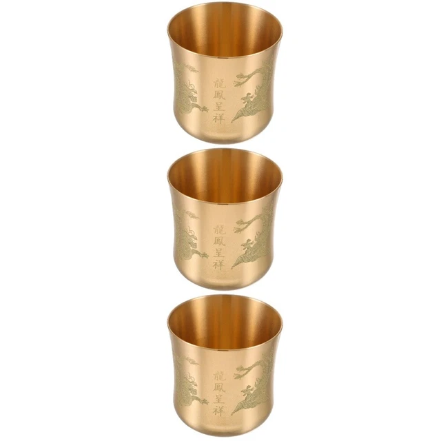 3 pz tazza da tè stile cinese retrò tazza da tè multiuso buddista tibetano