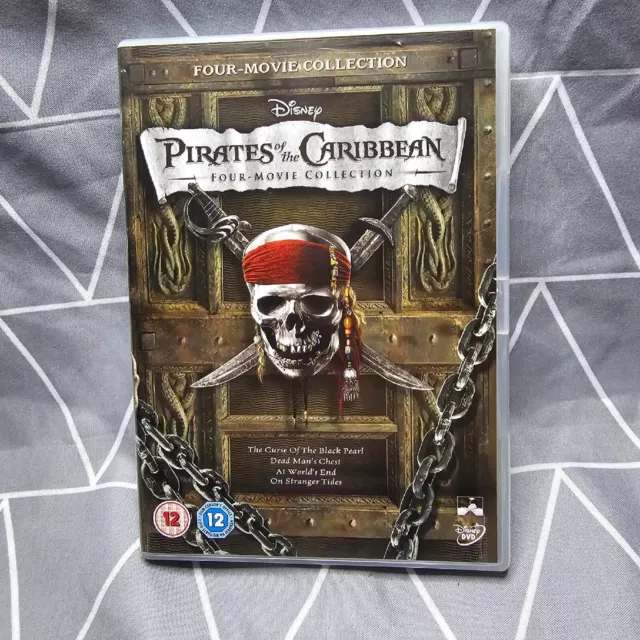 Pirates of the Caribbean: Four-Movie Collection (DVD, 2012) Disney Pirate Films