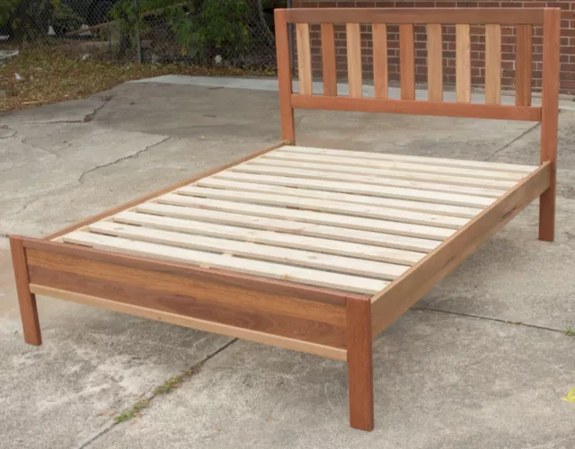 Mansfield Federation Bed Frame - Solid Spotted Gum - Australian Made