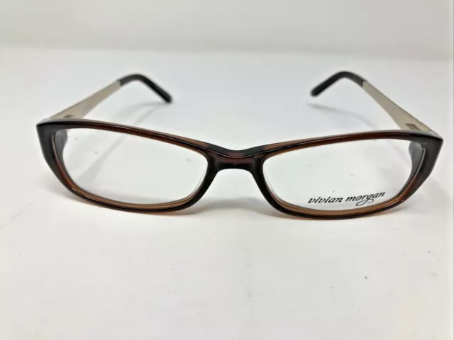 Vivian Morgan Eyeglasses Frames 8022 Cocoa/Disco Brown 52-15-135 Full Rim PM23