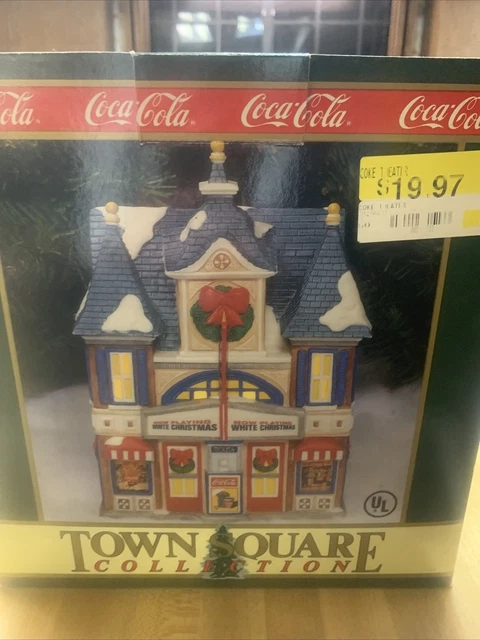 Coca Cola Town Square Village Collection Strand Theatre Lighted House