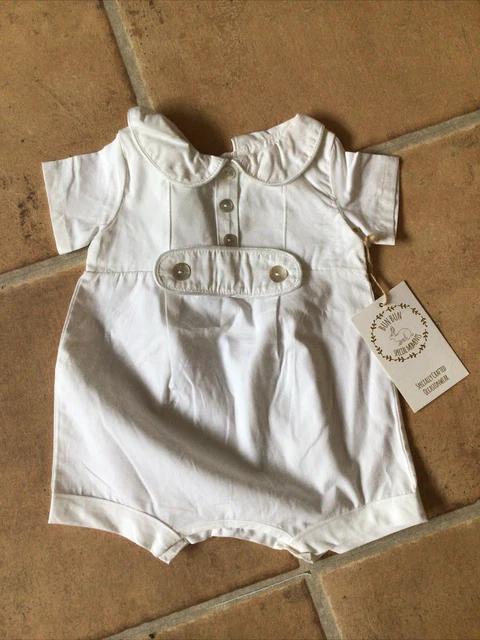 Nuovi bellissimi vestiti bambini 0-3 mesi festa/battesimo ❤️ bianco