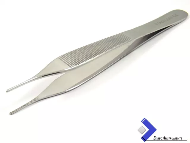 ADSON TISSUE TWEEZER - 15 cm - SERRATED TIP - DENTAL SURGICAL COTTON & DRESSING