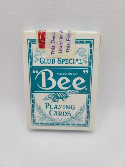 Harrahs PLAYING CARDS Deck - Used In Casino LAS VEGAS Bee Club Special Sealed