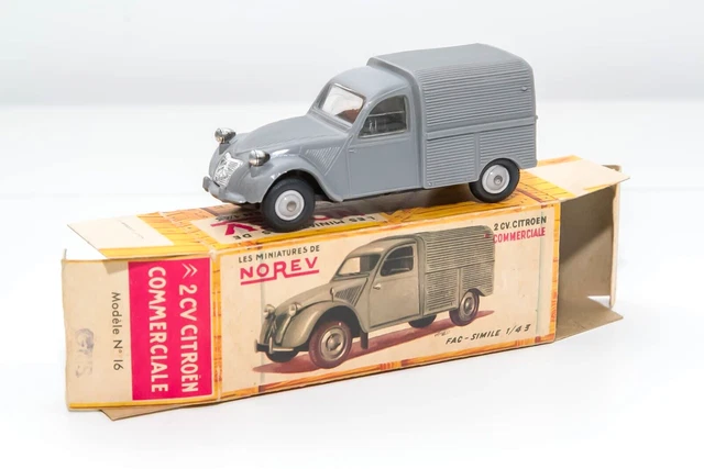 CITROEN 2CV CAMIONETTE AZU Formica norev 1/43 (no solido/eligor/dinky