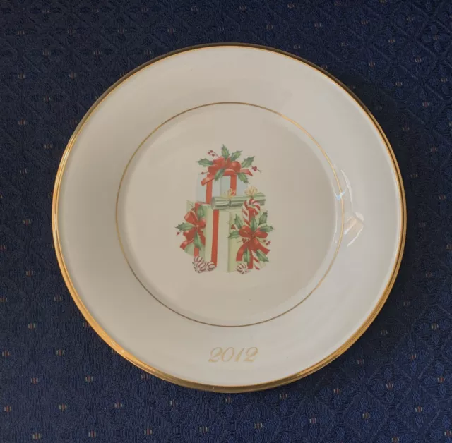 3 Lenox 2012 2014 2016 Annual Holiday Accent Collector Plates NEW 1stQ
