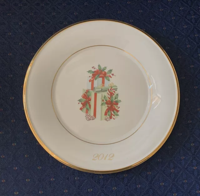 Lenox 2012 Annual Holiday Accent Collector Plate NEW 1st Quality