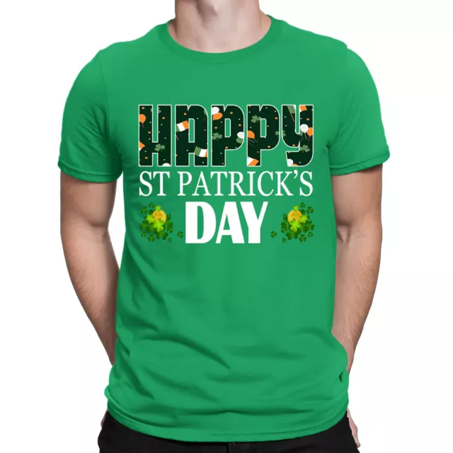 Happy St Patricks Day Irish Paddys Ireland Novelty Mens Womens T-Shirts Top #DNE