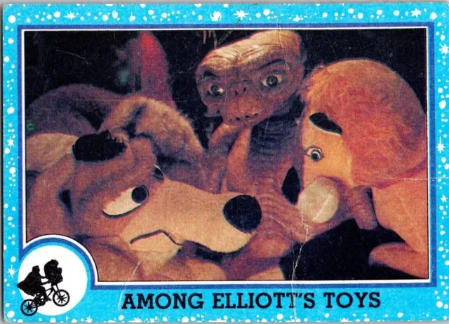 1982 Among Elliott’s Toys 15 ET The Extra-Terrestrial Topps Trading Card TC CC
