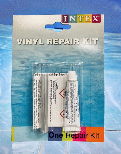 INTEX VINYL REPAIR Kit 1 pk Glue Cement Patch for Inflatables Pools Wet