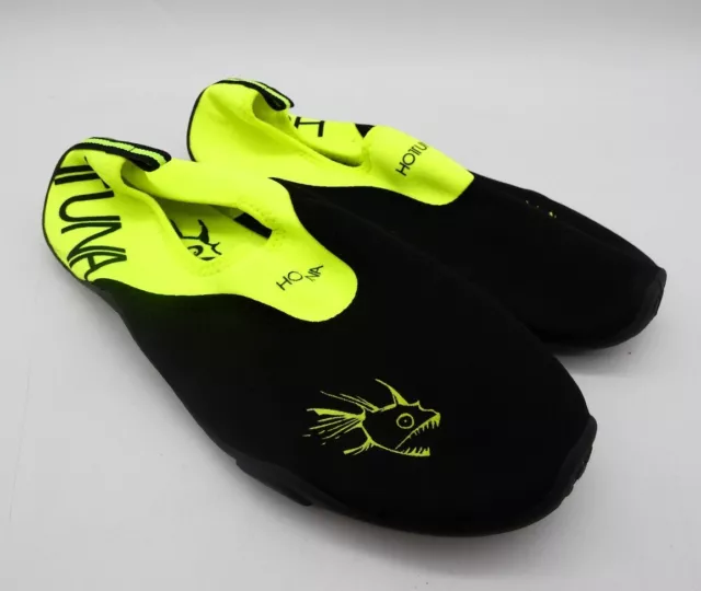 Hot Tuna Splasher Black Lime Wet Water Aqua Shoes Size UK 8 Pull On