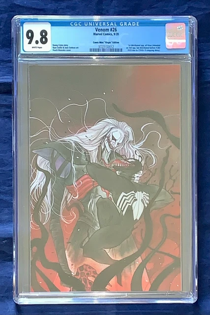 Venom #26 CGC 9.8 Peach Momoko Virgin Variant - 1st appearance of Virus