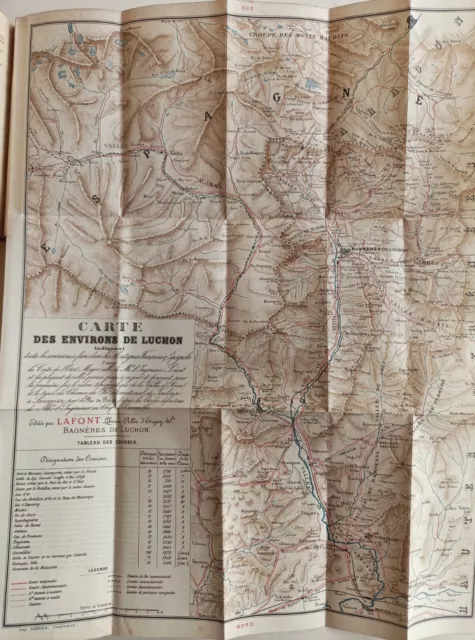 1887 Luchon En Poche Guide Carte Randonnées Pyrénées