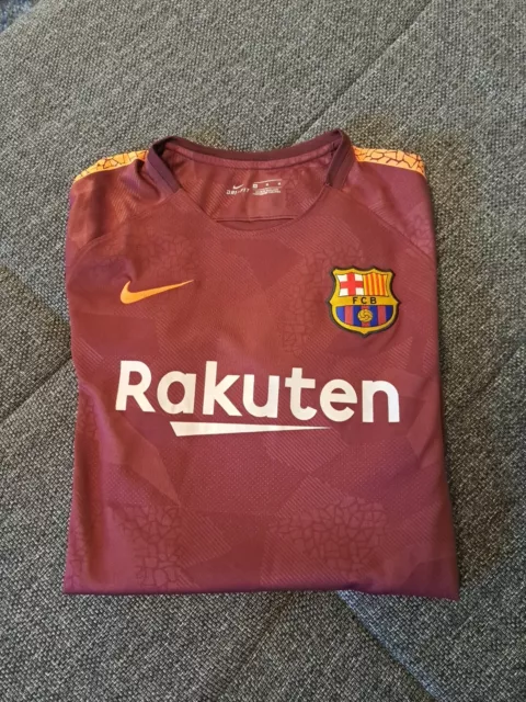 FC Barcelona Barca Trikot T Shirt Größe M Medium Nike 10 Lionel Messi Away 3rd