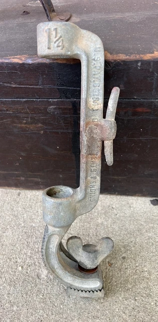 Antique 1900’s Ineeda Ship Boat Flag Pole Holder Cast Iron 1.25” Pole Vintage